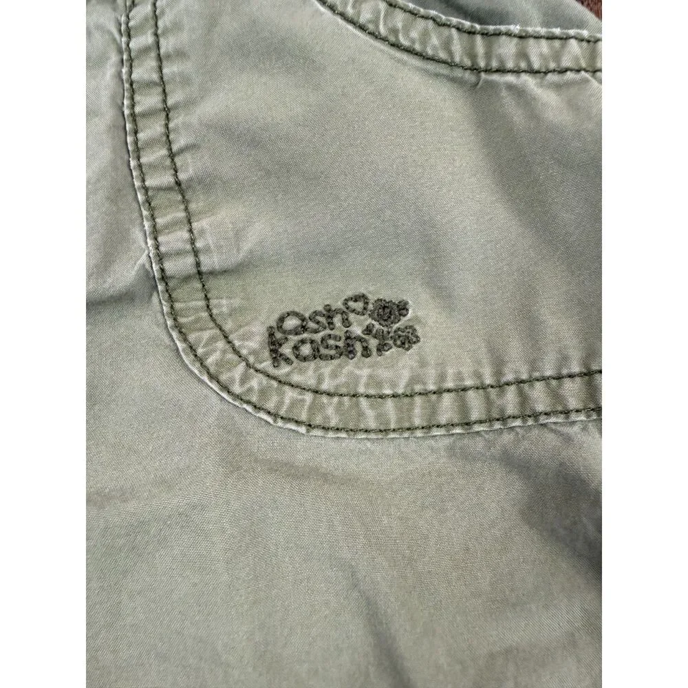 OshKosh B'gosh Girls Olive Green Ruffle Hem Shorts 4T